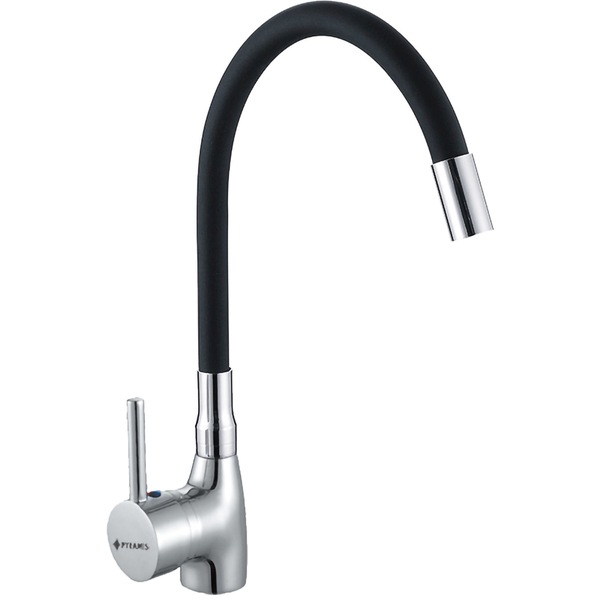Pachet chiuveta PYRAMIS Flexalte, compozit granit + baterie, negru