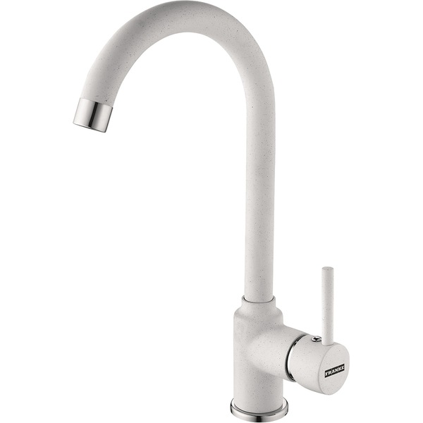 Pachet chiuveta FRANKE UCG 611-86, 1 cuva, compozit granit + Baterie Pola 1.0, alb