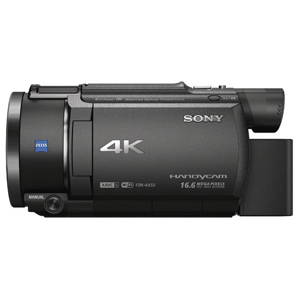 starved Be Third Camera video SONY HandyCam FDR-AX53, 4K, Wi-Fi, negru