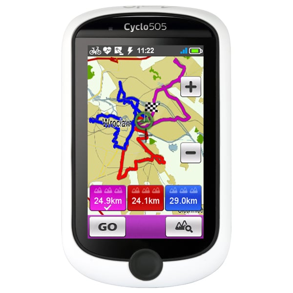 Oak tree Liquor Maid Sistem de navigatie GPS bicicleta MIO Cyclo 505 HC EEU, harta Europa, 3"