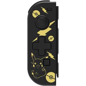 Controller HORI D-Pad Controller (L) Pokemon: Pikachu Black & Gold Edition NSW-297U, negru-auriu