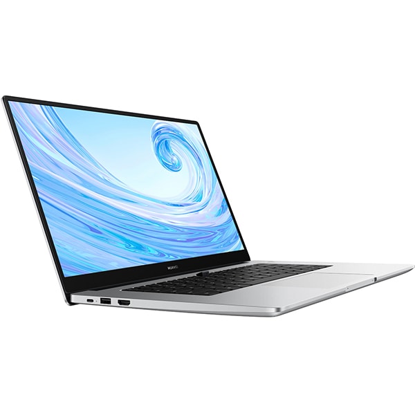 Laptop HUAWEI MateBook D15, Intel Core i3-10110U pana la 4.1GHz, 15.6" Full HD, 8GB, SSD 256GB, Intel UHD Graphics, Windows 10 Home, argintiu