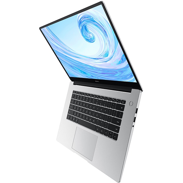 Laptop HUAWEI MateBook D15, Intel Core i5-10210U pana la 4.2GHz, 15.6" Full HD, 8GB, SSD 512GB, Intel UHD Graphics, Windows 10 Home, argintiu