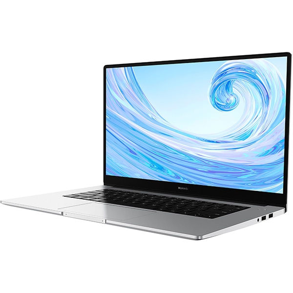 Laptop HUAWEI MateBook D15, Intel Core i5-10210U pana la 4.2GHz, 15.6" Full HD, 8GB, SSD 512GB, Intel UHD Graphics, Windows 10 Home, argintiu