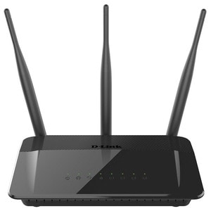 Router Wireless D-LINK DIR-809, Dual-Band 300 + 433 Mbps, WAN, LAN, negru