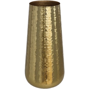 Vaza decorativa DECOR B137131, metal, 17 x 17 x 36 cm, auriu