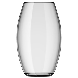 Vaza Cok Sinope 12 x 12 x 30 cm, transparent