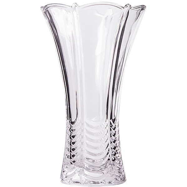 Vaza decorativa COK Pita, sticla, 9 x 6.5 x 20 cm, transparent