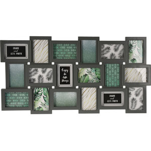 Rama foto clasica H&S COLLECTION 836320650, 46 x 89 cm, gri