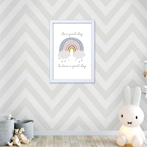 Tablou cu rama Rainbow, 34 x 44 cm, PVC