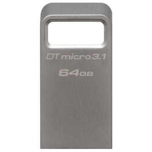 Memorie USB KINGSTON DataTraveler Micro 3.1, 64GB, USB 3.1, argintiu