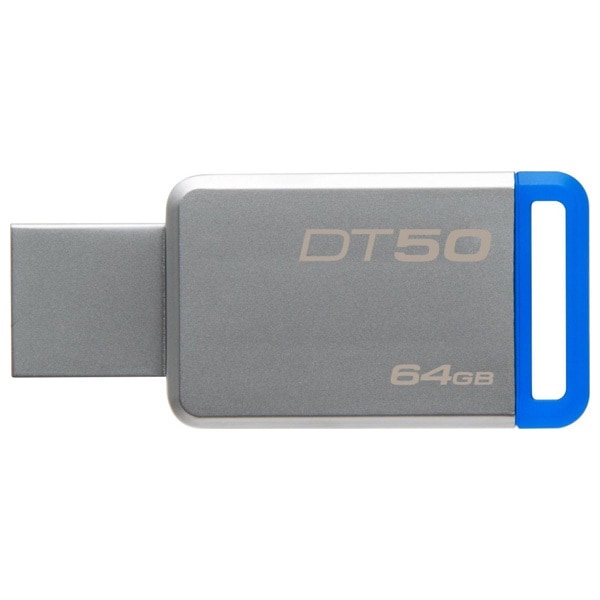 Memorie USB KINGSTON DataTraveler 50, 64GB, USB 3.1, argintiu