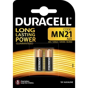 Baterie alcalina DURACELL MN21, 2 Buc, 12V