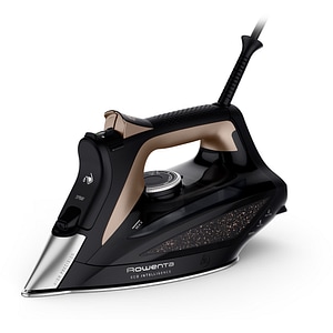 Fier de calcat ROWENTA Eco Intelligence DW6341D1, 2500W, 190g/min, 300ml, talpa Microsteam 400 Laser, negru-rose gold