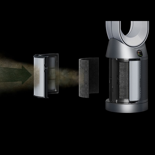 Purificator aer DYSON Purifier Cool TP07, 10 trepte viteza, Wi-Fi, Bluetooth, Hepa, Telecomanda, alb