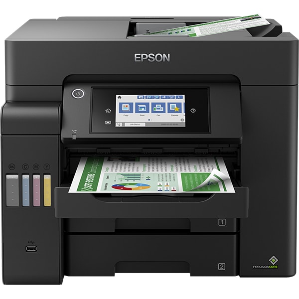 Multifunctional inkjet color EPSON EcoTank L6550 CISS, A4, USB, Retea, Wi-Fi, Fax