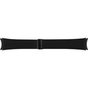 Bratara D-Buckle Hybrid Eco-Leather Band (Normal, Small/Medium) pentru SAMSUNG Galaxy Watch6, ET-SHR94LBEGEU, Black