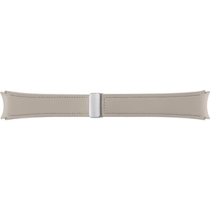 Bratara D-Buckle Hybrid Eco-Leather Band (Normal, Small/Medium) pentru SAMSUNG Galaxy Watch6, ET-SHR94LAEGEU, Etoupe