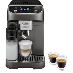 Espressor automat DELONGHI Magnifica Plus ECAM320.70.TB, 1.9l, 1450W, 15 bar, gri inchis-negru