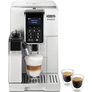 Espressor automat DELONGHI Dinamica ECAM350.55.W, 1.8l, 1450W, 15 bar, alb-argintiu