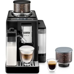 Espressor automat DELONGHI Rivelia EXAM440.55.B, 1.4l, 1450W, 19 bar, negru