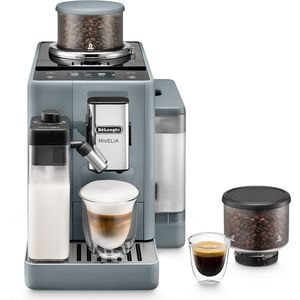 Espressor automat DELONGHI Rivelia EXAM440.55.G, 1.4l, 1450W, 19 bar, gri-negru