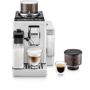 Espressor automat DELONGHI Rivelia EXAM440.55.W, 1.4l, 1450W, 19 bar, alb-negru