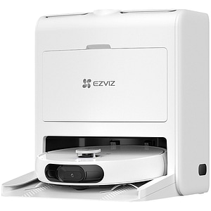 Aspirator robot EZVIZ RS2, 0.4l, 20V, autonomie max 220 min, Wi-Fi, functie mop, alb-negru