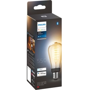 Bec LED Smart PHILIPS Hue 8719514301467, E27, 7W, 550lm, lumina calda