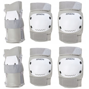 Set protectie RAVEN Dexard coate, genunchi si brate, marimea XS, gri
