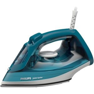 Fier de calcat PHILIPS Seria 2000 DST2030/90, 2000W, 130g/min, 250ml, talpa ceramica, albastru-alb