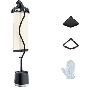 Aparat de calcat vertical cu abur TEFAL IPro Style IT3480E1, 42g/min, 2000W, 1.5l, talpa otel, negru-argintiu