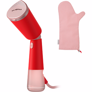 Aparat de calcat vertical PHILIPS Seria 5000 STH5020/40, 1400W, 24g/min, 120ml, rosu-roz