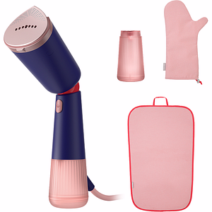 Aparat de calcat vertical PHILIPS Seria 5000 STH5030/20, 1400W, 24g/min, 200ml, albastru inchis-roz