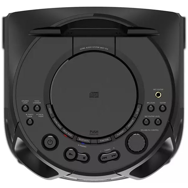 Sistem audio High Power SONY MHC-V13, Bluetooth, CD, USB, Radio FM, Iluminare, negru