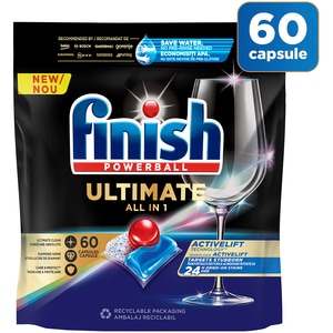 Detergent pentru masina de spalat vase FINISH Ultimate All in 1, 60 tablete