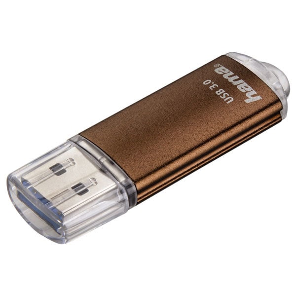 Memorie USB HAMA Laeta FlashPen 128GB, USB 3.0, maro
