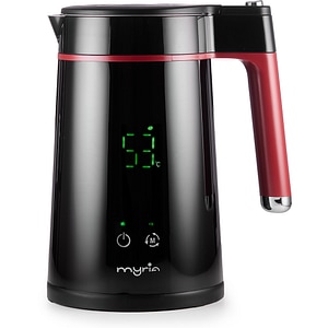 Fierbator apa MYRIA Smart MY4472S, 1.5l, 1800W, negru-rosu