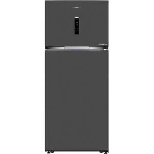 Frigider cu doua usi GRUNDIG GDPN67830FXRW, Duo Cooling No Frost, 557 l, 186 cm, Clasa D, dark inox