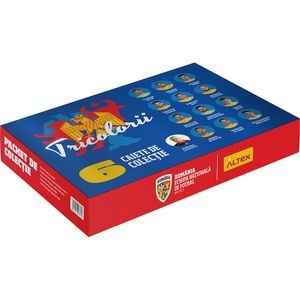 Pachet 6 Caiete A4 ECHIPA NATIONALA DE FOTBAL A ROMANIEI Tricolorii, 3 matematica + 3 dictando, 48 file, legatura capsata, multicolor