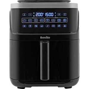 Friteuza cu aer cald BREVILLE VDF133X-01, 7l, 1700W, Halo Steam Digital, negru