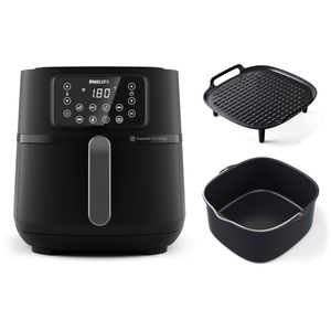 Friteuza cu aer cald PHILIPS Seria 5000 XXL HD9285/96, 1.4kg, 7.2l, 2000W, negru