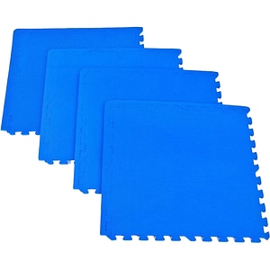 Set 4 covorase fitness DHS 321921023, 61 x 61 cm, albastru