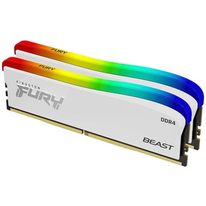 Memorie desktop KINGSTON Fury Beast RGB White Special Edition, 2x16GB, 3200MHz, CL16, KF432C16BWAK2/32