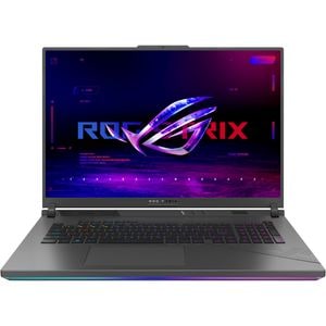 Laptop Gaming ASUS ROG Strix G18 G814JIR-N6002, Intel Core i9-14900HX pana la 5.8GHz, 18" WQXGA, 32GB, SSD 1TB, NVIDIA GeForce RTX 4070 8GB, Free DOS, Eclipse Gray
