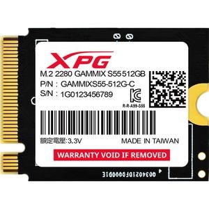 Solid-State Drive (SSD) ADATA XPG GAMMIX S55, 512GB, PCI Express 4.0 x4, M.2, SGAMMIXS55-512G-C