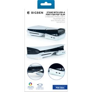 Stand orizontal NACON pentru PS5 Slim, USB-A, alb