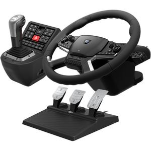 Volan gaming HORI Force Feedback Truck Control System HPC-044E, PC, negru