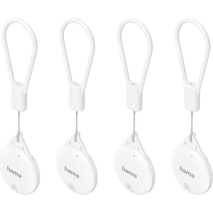 Set key finder HAMA 185815, Bluetooth, compatibil Apple, 4 pack, alb