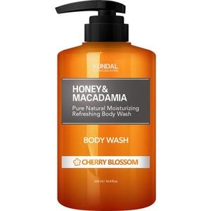 Gel de dus KUNDAL Honey & Macadamia, Cherry Blossom, 500ml